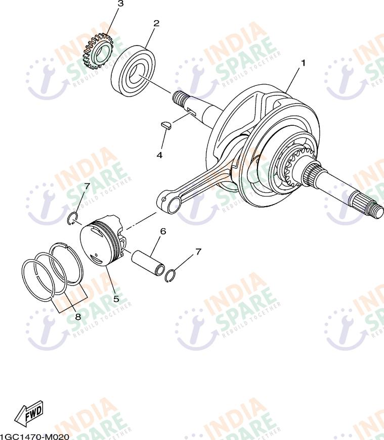 CRANKSHAFT & PISTON